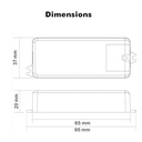 Dimmer DALI Mini 1 channel 8A DC 12-36V