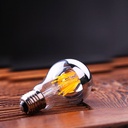 Silver Mirror Effect Led Bulb E27 6W