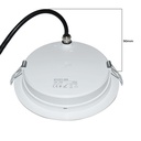 Waterproof recessed LED downlight - IP65 - 15W - Cut Ø 145-160mm