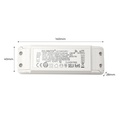 Dimmable CCT slim LED panel with remote control - 60x60cm - 40W