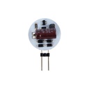 LED G4 bi-pin round flat bulb - 12V AC/DC - 2W