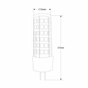 LED G4 bi-pin tubular bulb - 12V AC/DC - 5W