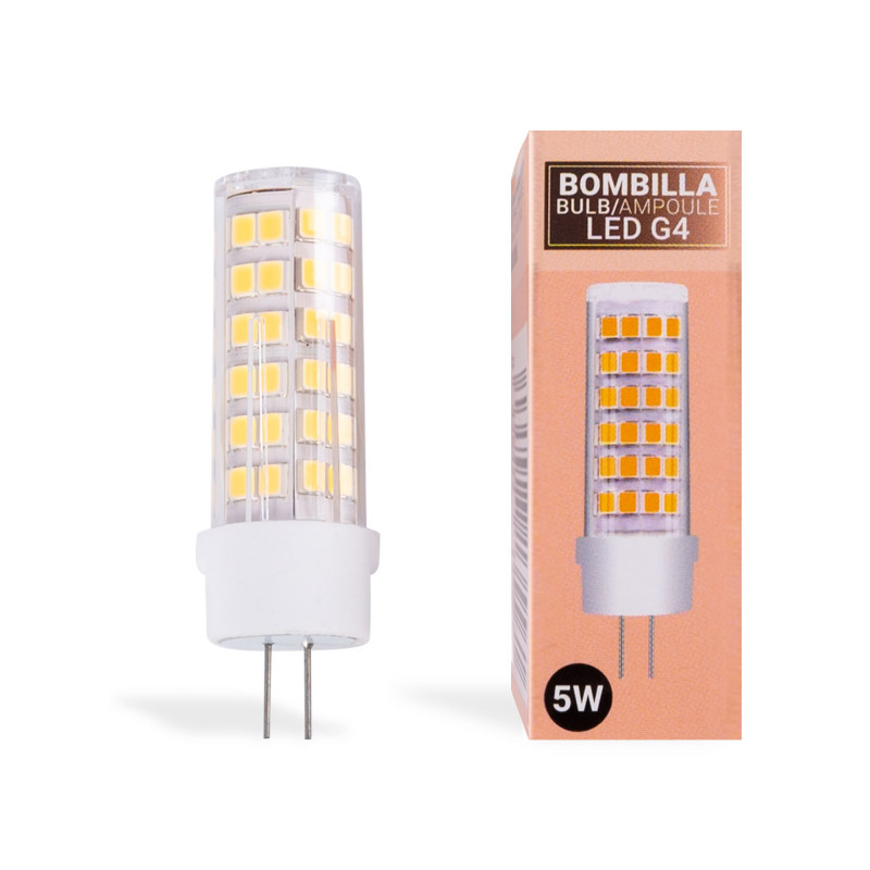LED G4 bi-pin tubular bulb - 12V AC/DC - 5W
