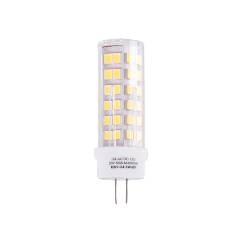LED G4 bi-pin tubular bulb - 12V AC/DC - 5W