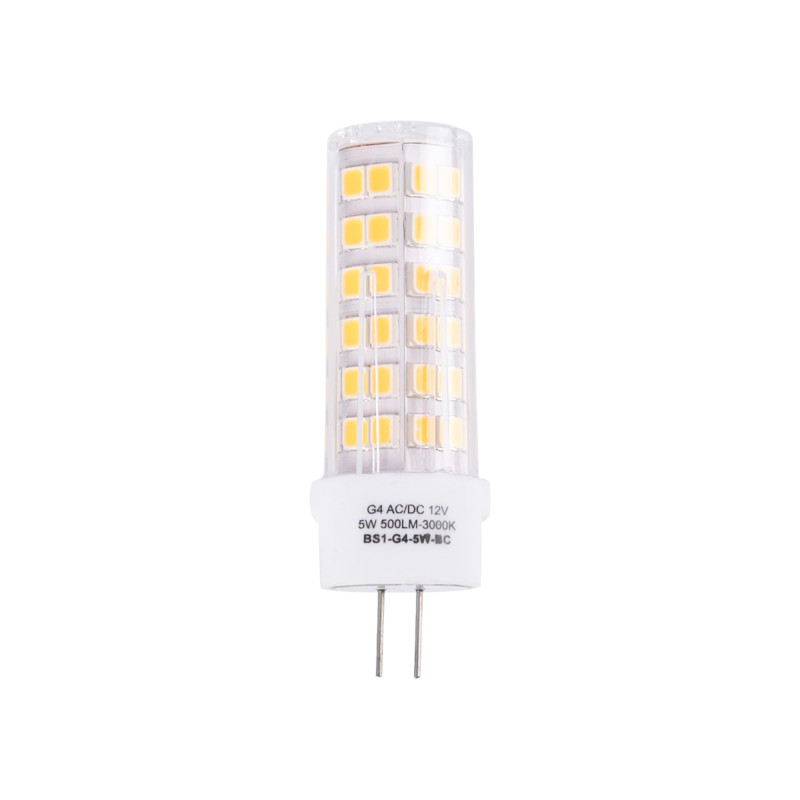 LED G4 bi-pin tubular bulb - 12V AC/DC - 5W