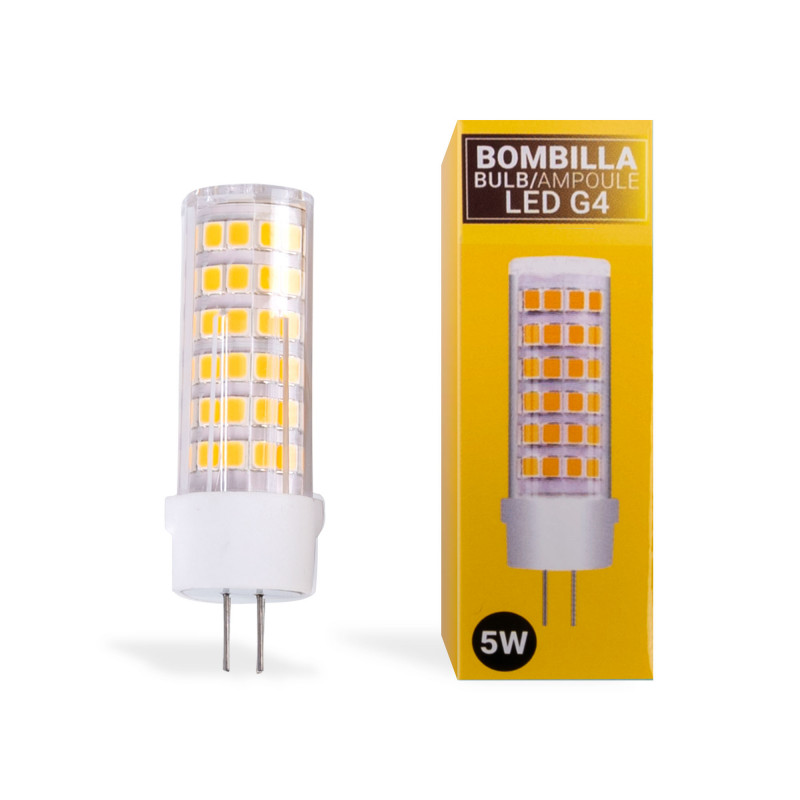 LED G4 bi-pin tubular bulb - 12V AC/DC - 5W