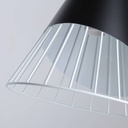 Metal and wood pendant lamp - "ADOR"