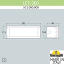 Recessed LED beacon Fumagalli LETI 300 E27 6W