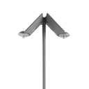 Streetlight with double solar panel and IP44 sensor
