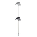 Streetlight with double solar panel and IP44 sensor