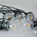 Led Garland 10m+3m with 20 bulbs in Warm White 9W