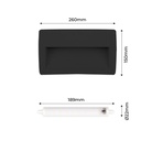 FUMAGALLI LORENZA 270 R7S 10.5W LED CCT wall beacon for outdoor use
