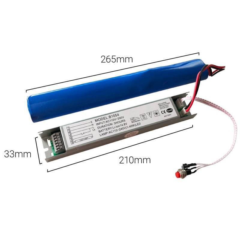 Emergency light conversion kit for LED luminaires - Max. 45W