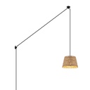 Hemp adjustable pendant lamp "Moki" - E27