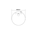 End cap for aluminium profile - SKU BPERFALP142 - Grey colour