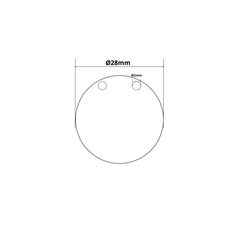 End cap for aluminium profile - SKU BPERFALP142 - Grey colour