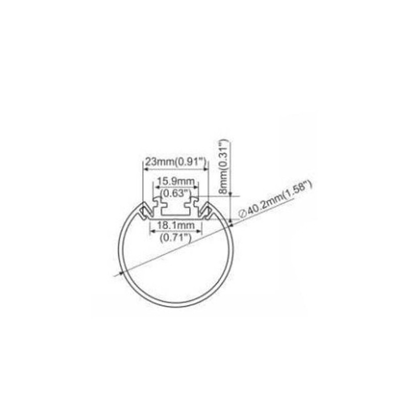Hanging kit for suspension profile 23x8mm (1 pc)