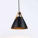 Ellen" leather pendant lamp