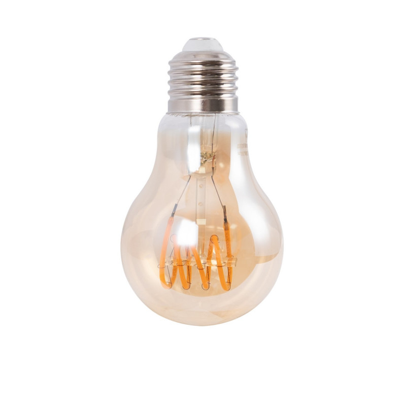 Vintage LED filament bulb "Spiral" - E27 A60 - Dimmable 4W - 2200K