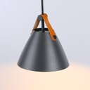 Ellen" leather pendant lamp