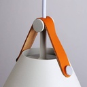 Ellen" leather pendant lamp