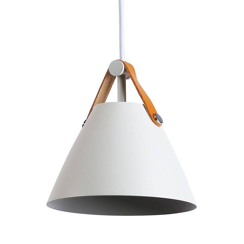 Ellen" leather pendant lamp