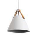 Ellen" leather pendant lamp