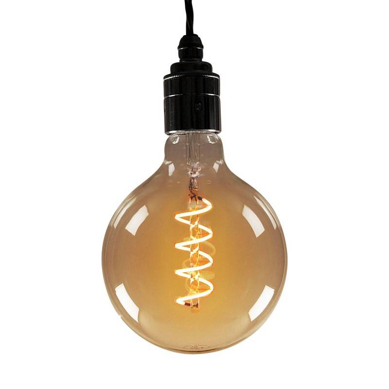 Bulb Retro Vintage globe spiral filament E27 G125 4W