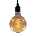 Bulb Retro Vintage globe spiral filament E27 G125 4W