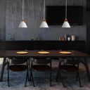 Ellen" leather pendant lamp
