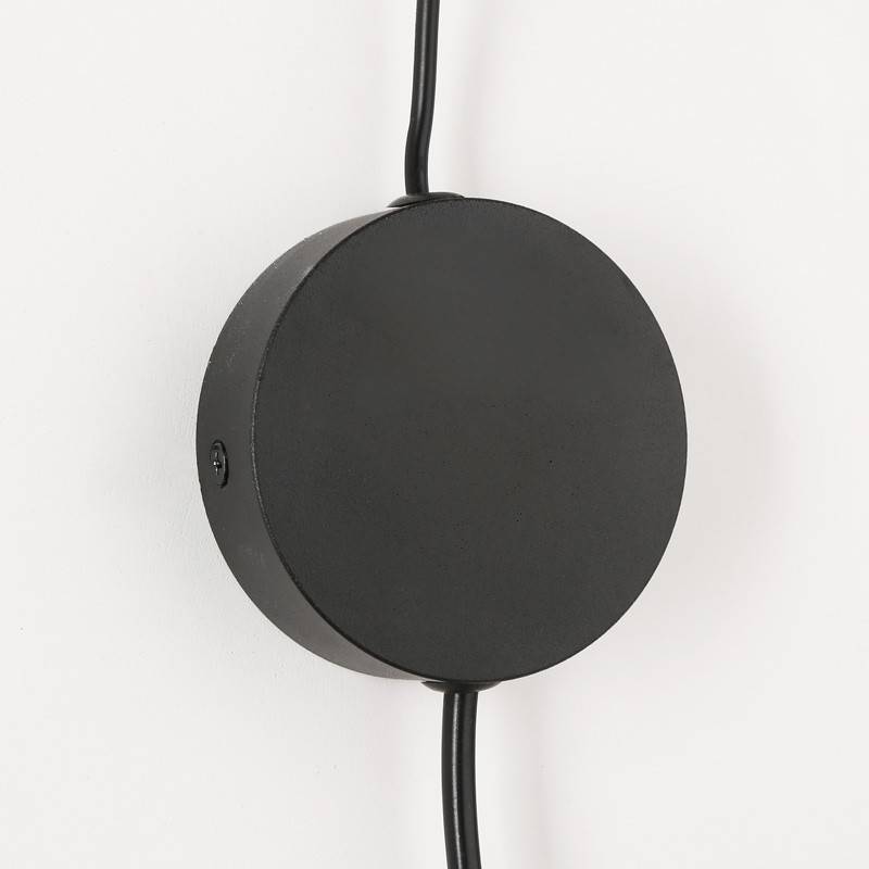 Leather pendant lamp "Sam" with socket