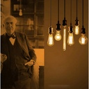 Bulb Retro Vintage globe spiral filament E27 G125 4W