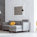Leather pendant lamp "Sam" with socket