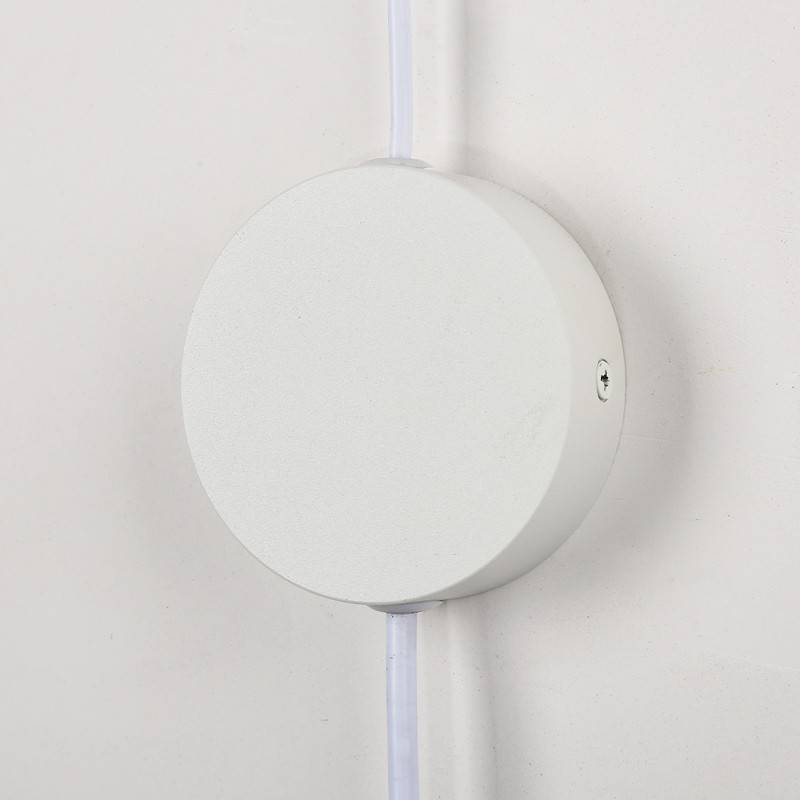 Leather pendant lamp "Sam" with socket