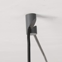 Leather pendant lamp "Sam" with socket