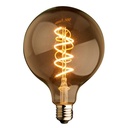 Bulb Retro Vintage globe spiral filament E27 G125 4W
