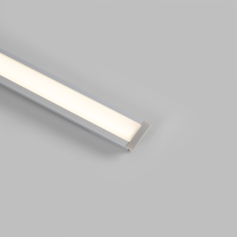 Aluminum profile for recessed LED strip ≤ 15mm - 18.5x12mm - 2 meters