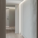 Aluminum profile for recessed LED strip ≤ 15mm - 18.5x12mm - 2 meters