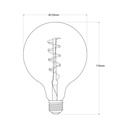 Bulb Retro Vintage globe spiral filament E27 G125 4W