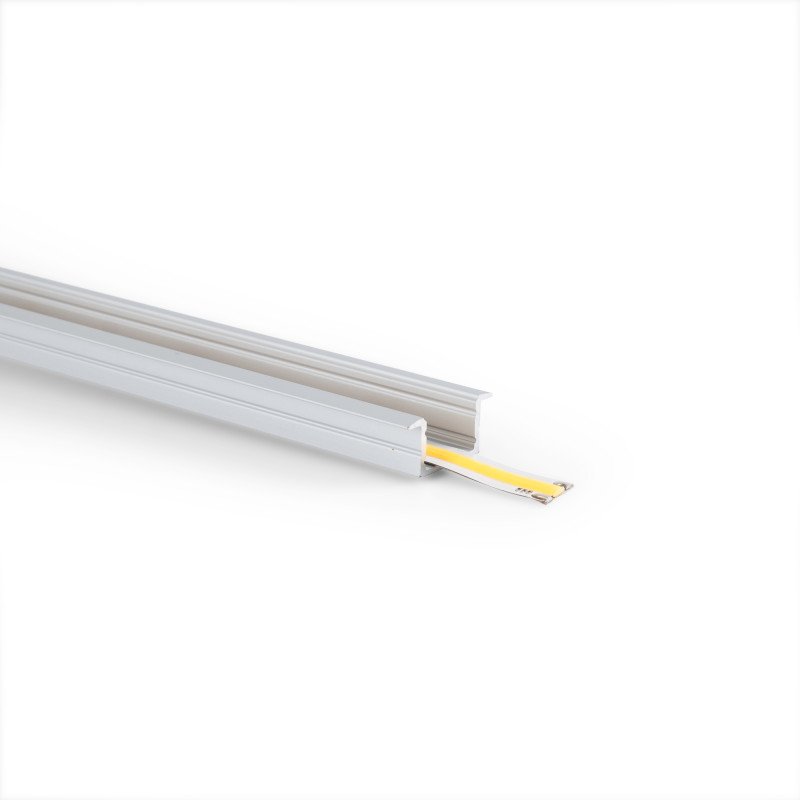 Aluminum profile for recessed LED strip ≤ 15mm - 18.5x12mm - 2 meters