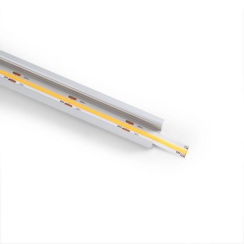 Aluminum profile for recessed LED strip ≤ 15mm - 18.5x12mm - 2 meters