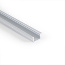 Aluminum profile for recessed LED strip ≤ 15mm - 18.5x12mm - 2 meters
