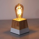 Wooden table lamp "LAKA".