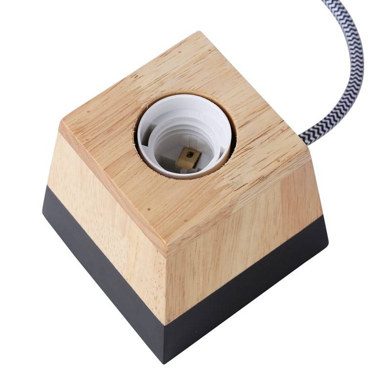 Wooden table lamp "LAKA".
