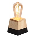 Wooden table lamp "LAKA".