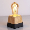 Wooden table lamp "LAKA".