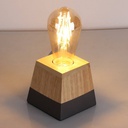 Wooden table lamp "LAKA".