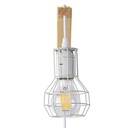 Cage wooden wall light "MICA" Bulb included