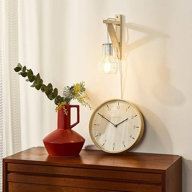 Cage wooden wall light "MICA" Bulb included