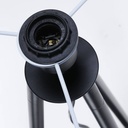Floor lamp with built-in table and tripod "Mandi".